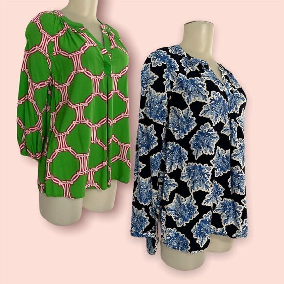 ⭐️2⭐️ Crown & Ivy Tunic Shirts Size Small - Picture 3 of 8